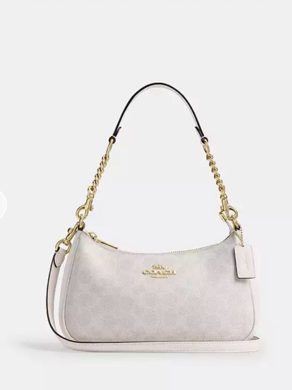 Coach White Teri Shoulder Bag